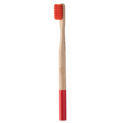 BAMBOO TOOTHBRUSH in Red