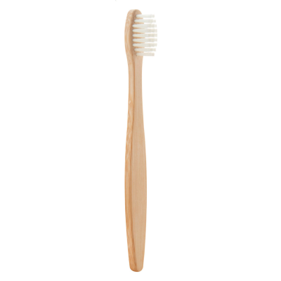 CHILDRENS BAMBOO TOOTHBRUSH in White