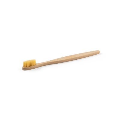 DELANY TOOTHBRUSH with Bamboo Body & Nylon Bristles in Natural