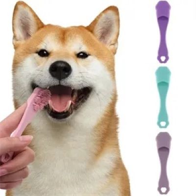 PET SILICONE FINGER TOOTHBRUSH