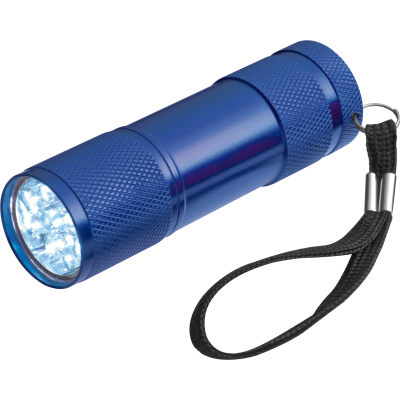 ALUMINIUM METAL LED TORCH in Blue