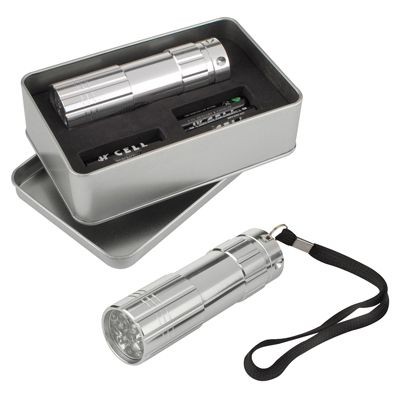 ALUMINIUM SILVER METAL EASY HAND HELD TORCH
