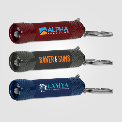 CHROMA SOFTY MONOCHROME CLASSIC 3 LED TORCH KEYRING CHAIN