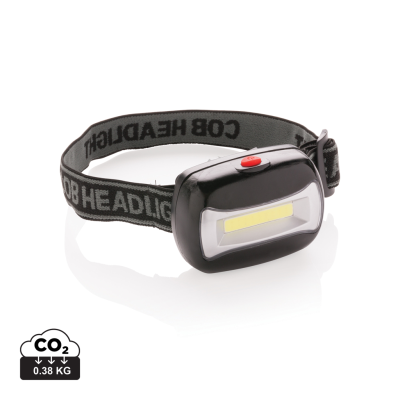 COB HEAD TORCH in Black