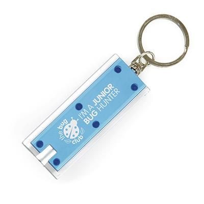 DHAKA KEYRING TORCH LIGHT LIGHT in Cyan