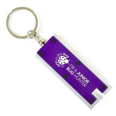 DHAKA KEYRING TORCH LIGHT LIGHT in Purple
