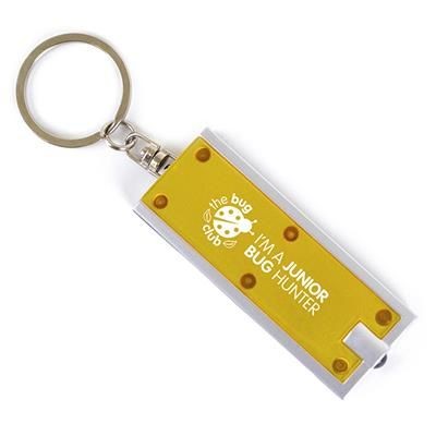 DHAKA KEYRING TORCH LIGHT LIGHT in Yellow