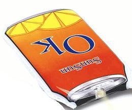 FLAT VINYL KEYRING TORCH LIGHT LIGHT