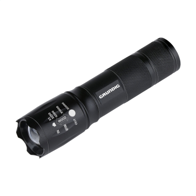GRUNDIG 1W LED-TORCH ZOOM TORCH in Black