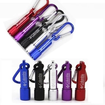 KEYRING CHAIN TORCH with Carabiner