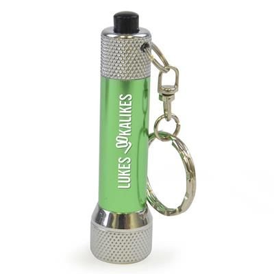 KEYRING TORCH LIGHT LIGHT in Green