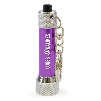 KEYRING TORCH LIGHT LIGHT in Purple