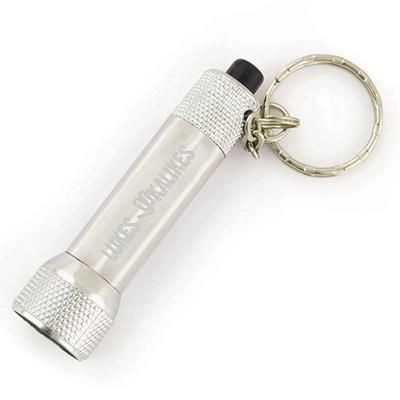 KEYRING TORCH LIGHT LIGHT in Silver