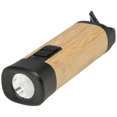 KUMA BAMBOO & RCS RECYCLED PLASTIC TORCH with Carabiner