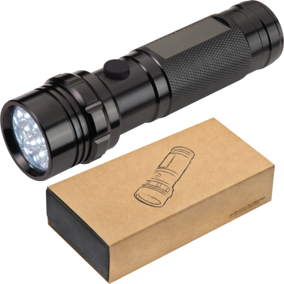 LED METAL TORCH in Black