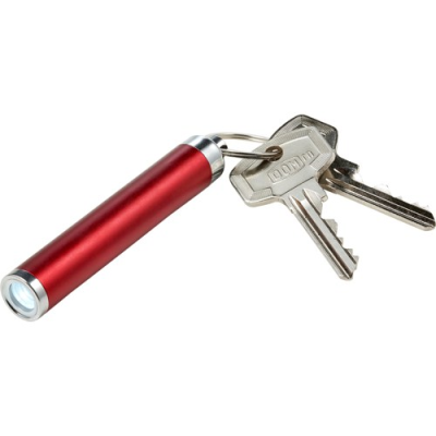 LED TORCH with Keyring in Red