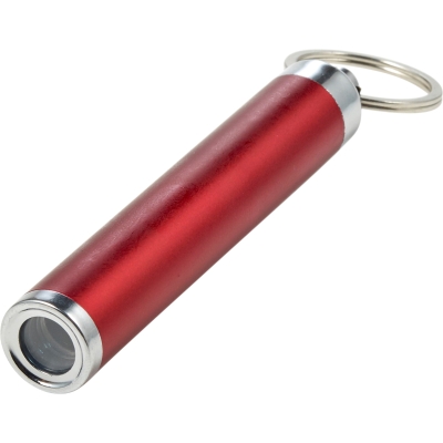 LED TORCH with Keyring in Red