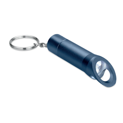 METAL TORCH KEYRING in Blue