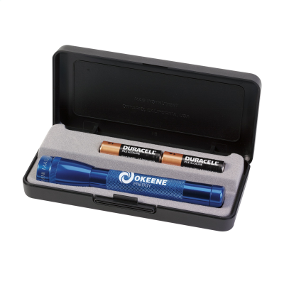 MINI MAGLITE® AA TORCH in Blue - PROMOTIONAL CORPORATE GIFT