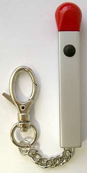 MINI MATCH LED TORCH in White on Keyring