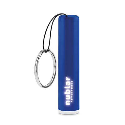 PLASTIC LIGHT UP LOGO TORCH in Blue