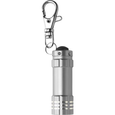 POCKET TORCH with 3 LED Lights in Silver