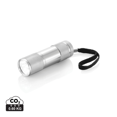QUATTRO ALUMINIUM METAL TORCH in SIlver