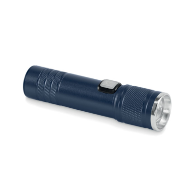 RECHARGEABLE COB LIGHT TORCH in Blue