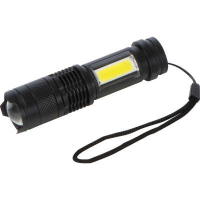 RECHARGEABLE TORCH AARHUS in Black 