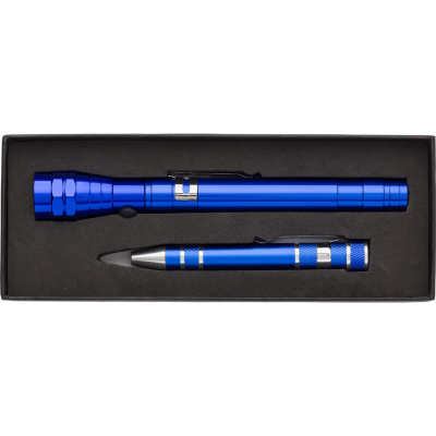 TORCH AND SCREWDRIVER in Cobalt Blue