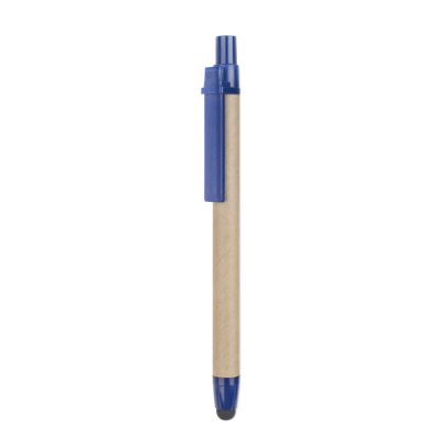 RECYCLED CARTON STYLUS PEN in Blue
