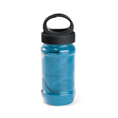 ARTX PLUS SET with a PP & Pet Bottle & a Polyamide & Polyester Sports Towel in Light Blue
