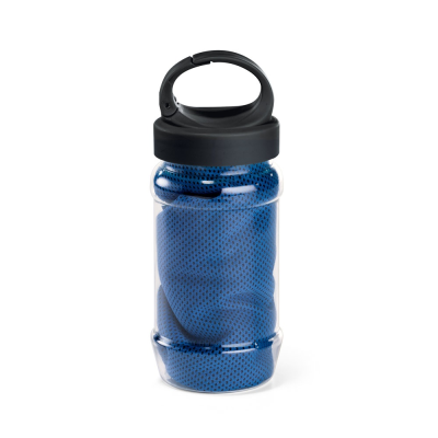 ARTX PLUS SET with a PP & Pet Bottle & a Polyamide & Polyester Sports Towel in Royal Blue