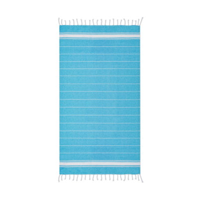 BEACH TOWEL COTTON 180G in Turquoise