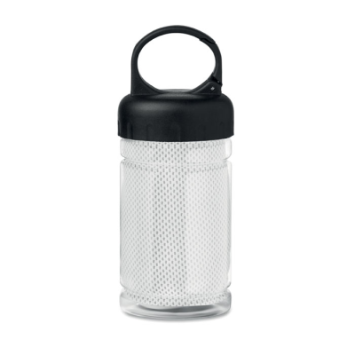 COOLING TOWEL in Pet Bottle in White