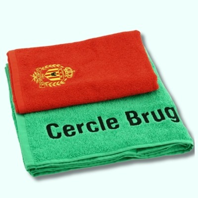 COTTON TOWEL: Solid Colour – Embroidered