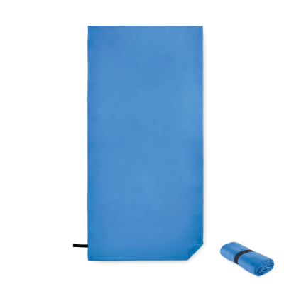 DOUBLE SIDED MICROFIBRE TOWEL in Blue