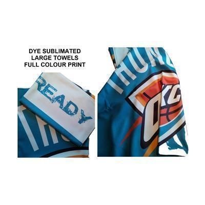 DYE SUBLIMATED WHITE TOWEL