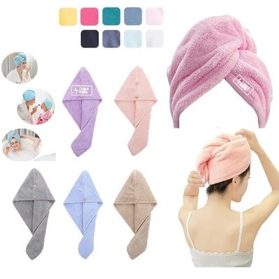 FAST DRYING MICROFIBRE HAIR TOWEL