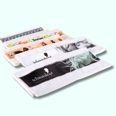 JACQUARD GYM TOWEL with Dye-sub Printed Bordure