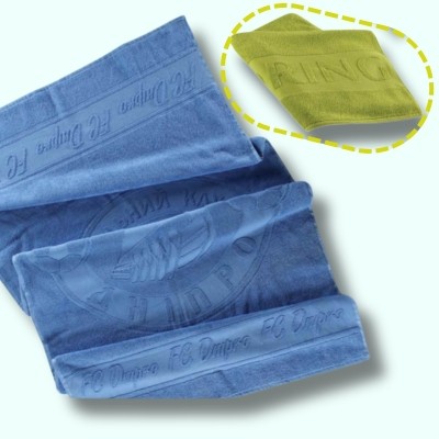 JACQUARD RELIEF & EMBOSSED WOVEN TERRY TOWEL