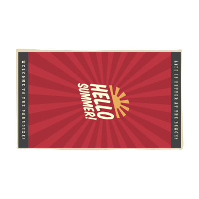 PRINTED BEACHTOWEL 300 G & M² 100X180 in Full Colour