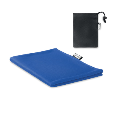 RPET SPORTS TOWEL AND POUCH in Royal Blue