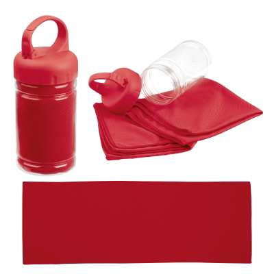 SPORTS TOWEL SPORTY in Red 