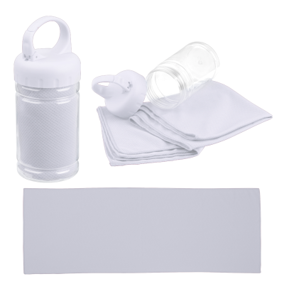 SPORTS TOWEL SPORTY in White 