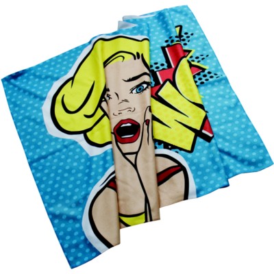 SUBLIMATED BEACH TOWEL