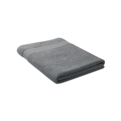 TOWEL ORGANIC COTTON 180X100CM in Grey