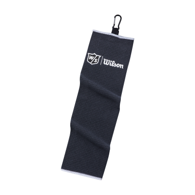 WILSON STAFF MICROFIBRE EMBROIDERED GOLF TOWEL