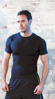 TOMBO TEAMWEAR SHORT SLEEVE HOT BODY FIT TEE SHIRT