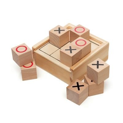 WOOD NOUGHTS AND CROSSES SET
